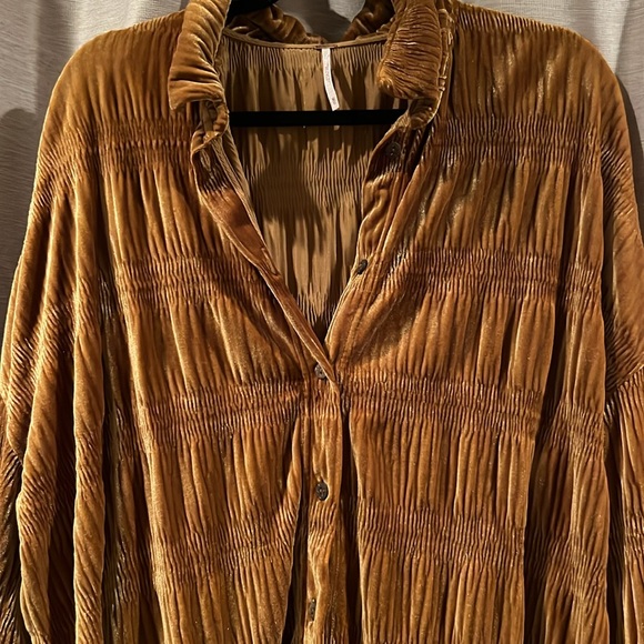 FreePeople velvet top - Picture 2 of 5